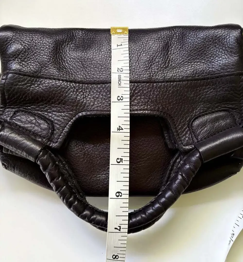 Foley + Corinna Disco City Black Leather Mini Crossbody Bag